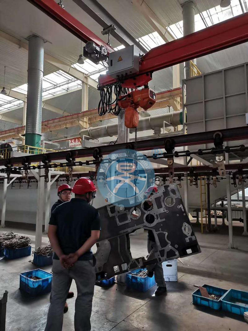 大型鑄鐵件電泳生產(chǎn)線